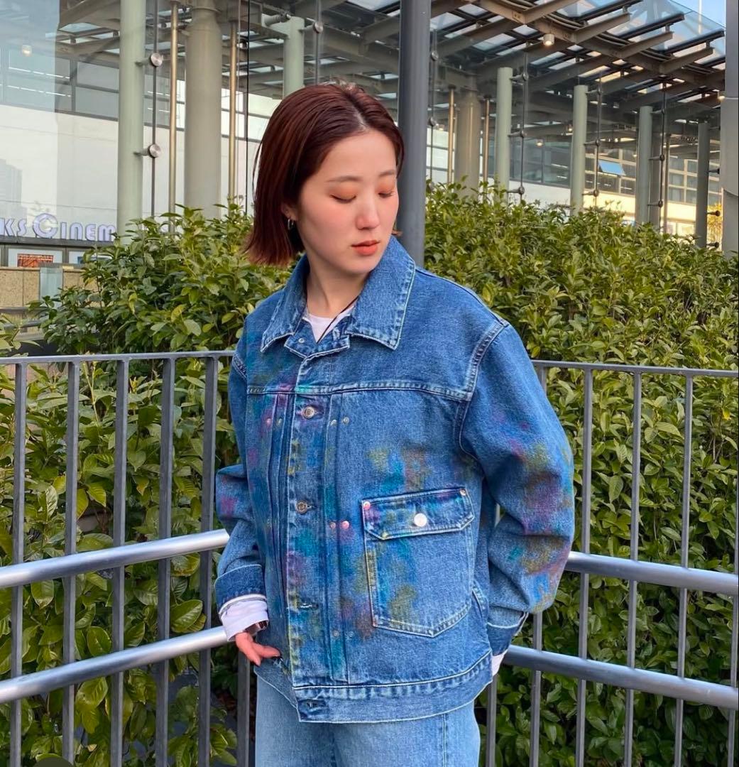 TANAKA デニムジャケット デニムブルー