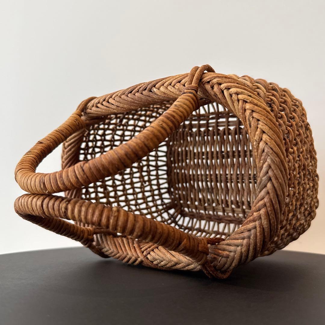 中川原信一 あけび籠 カゴバッグ