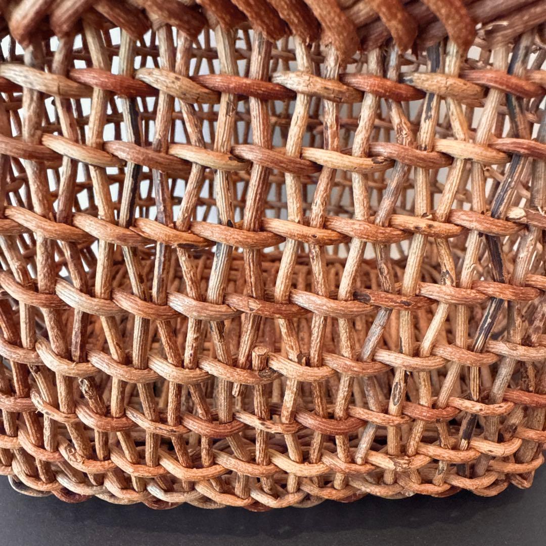 中川原信一 あけび籠 カゴバッグ