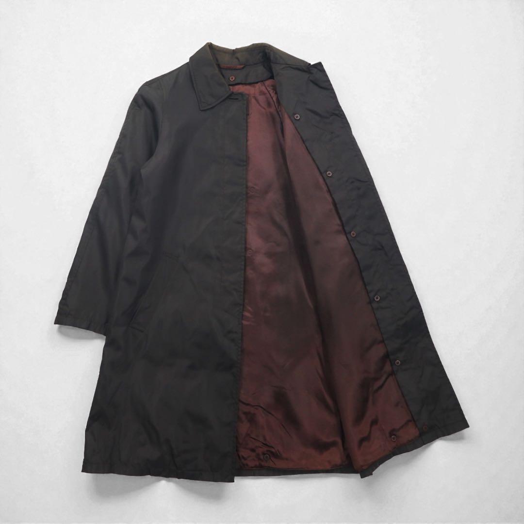PRADA イタリア製 バルマカーン ナイロン ステンカラーコート S