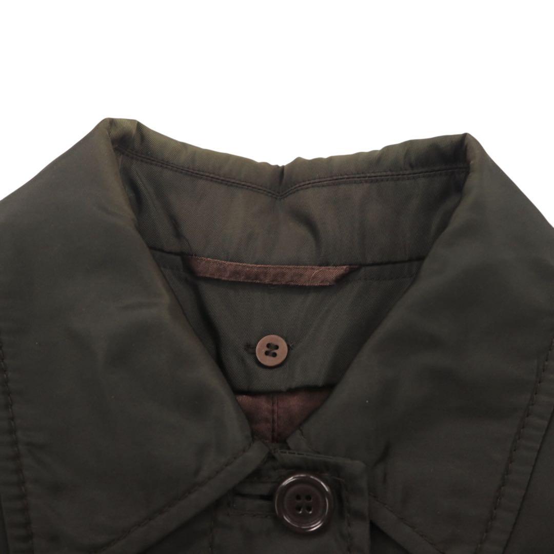 PRADA イタリア製 バルマカーン ナイロン ステンカラーコート S