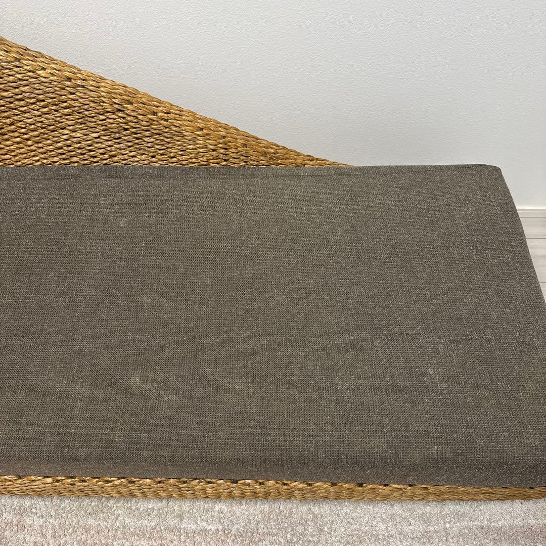 a.flat アジアンヒヤシンスソファ　2.5人掛け　アジアン家具　バリ風