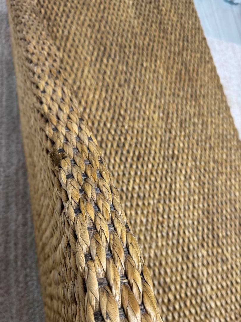 a.flat アジアンヒヤシンスソファ　2.5人掛け　アジアン家具　バリ風