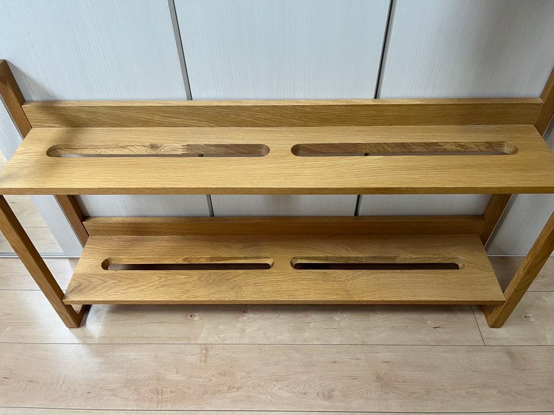 アクタス　デスク　上棚　ラック　本棚　2段