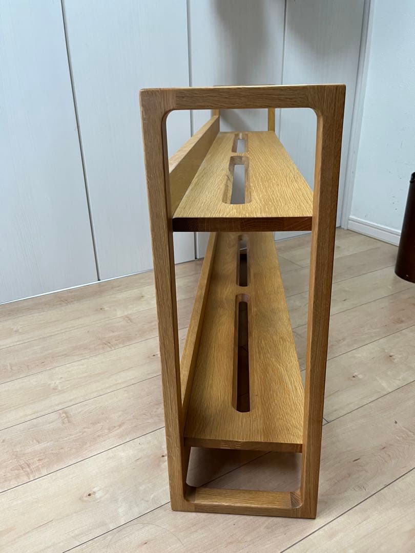 アクタス　デスク　上棚　ラック　本棚　2段