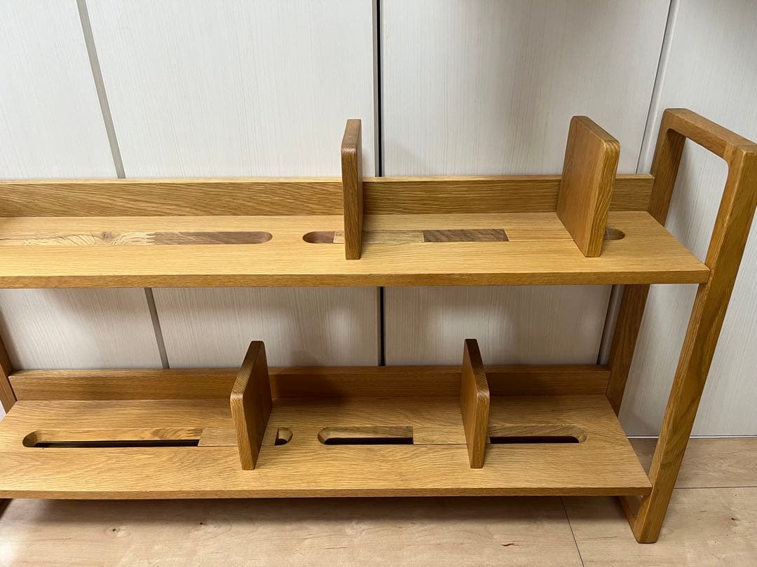 アクタス　デスク　上棚　ラック　本棚　2段