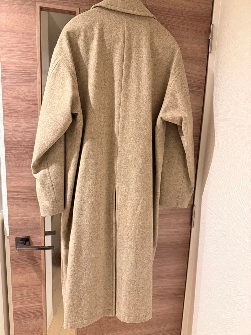 オーラリー SUPER MILLED SHETLAND WOOL COAT
