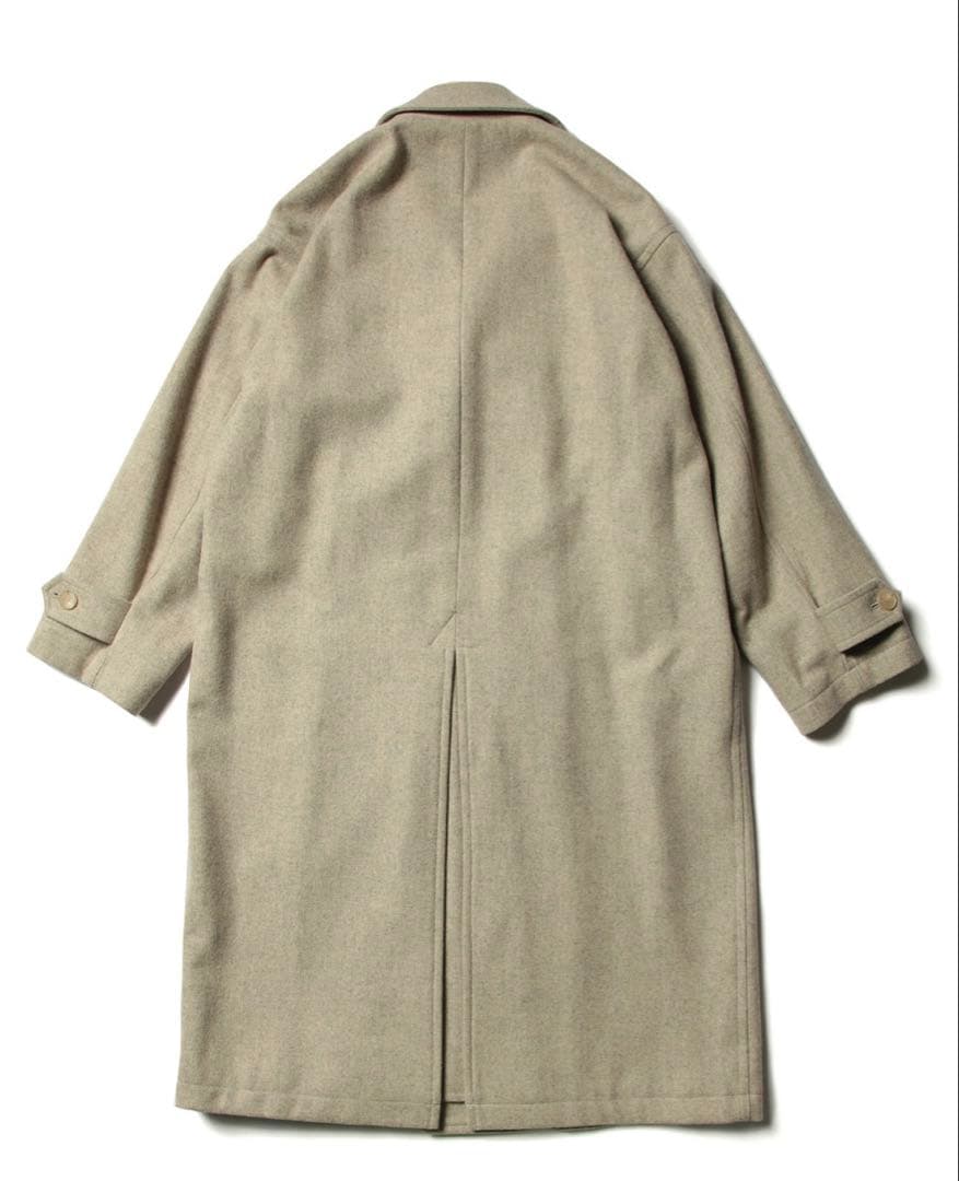 オーラリー SUPER MILLED SHETLAND WOOL COAT