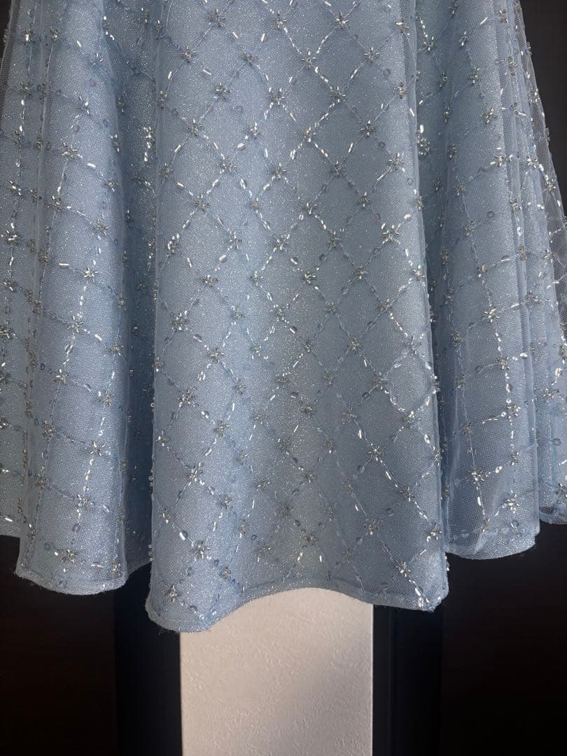 robe de fleurs ミニドレス