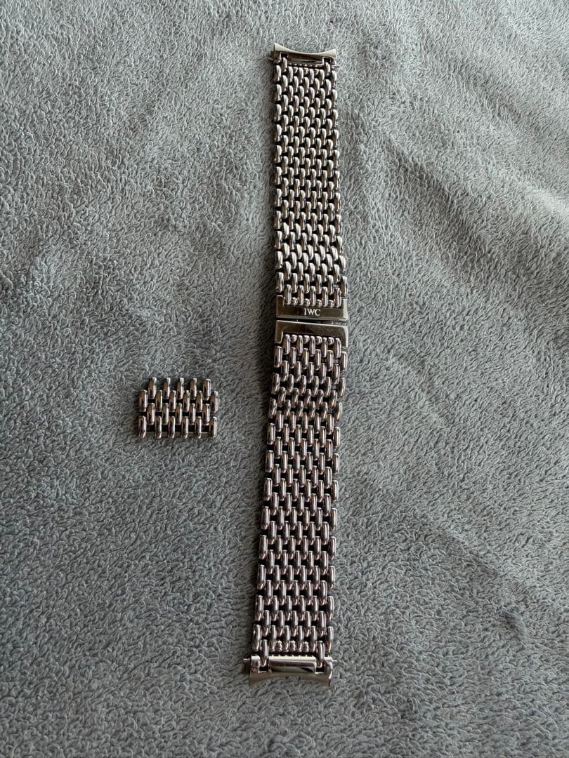 ＝Masami＝IWC ステンレススチール メッシュベルト