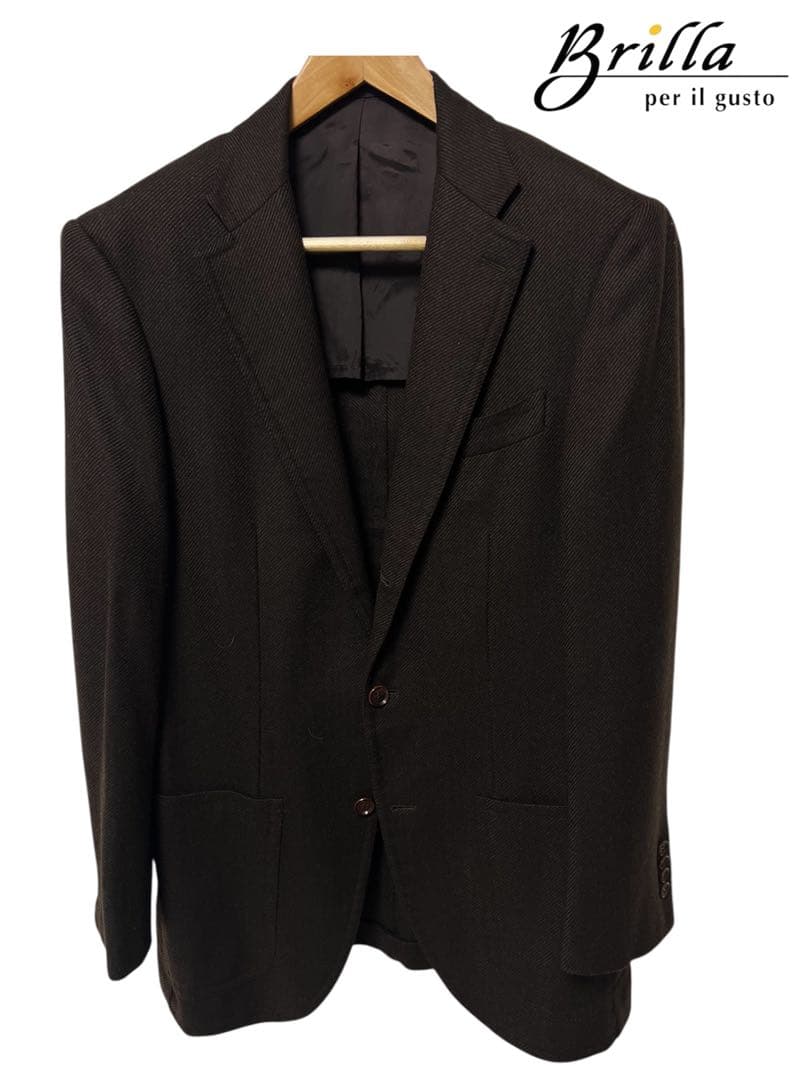 Brilla per il gusto ウールカシミヤ ツイルテーラード 48