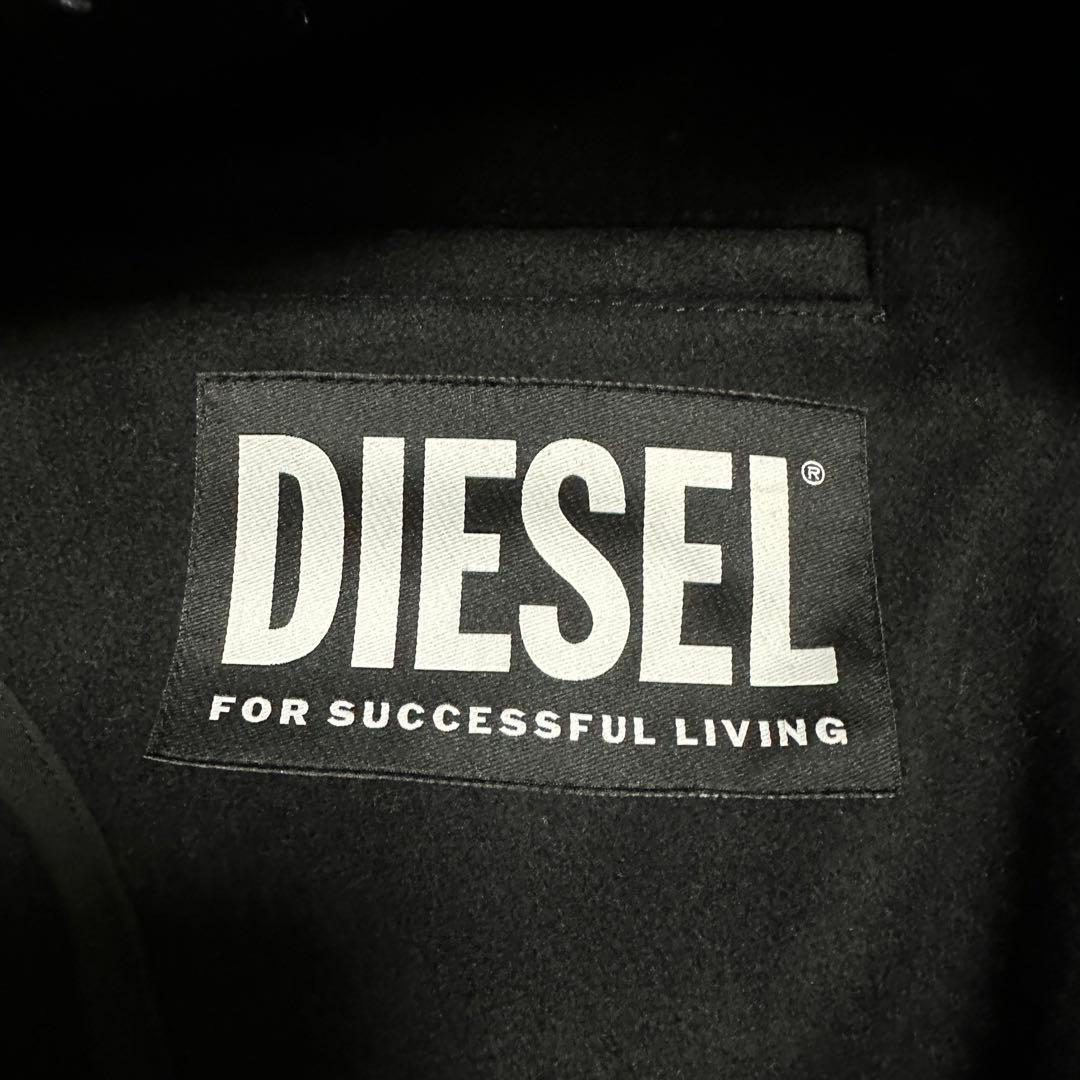 DIESEL ディーゼル シングルブレスト ロングコート チェスターコート