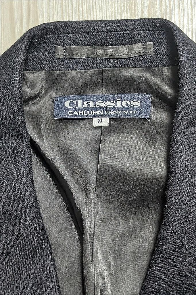 【新品】CAHLUMN/ Double Breasted Navy blazer