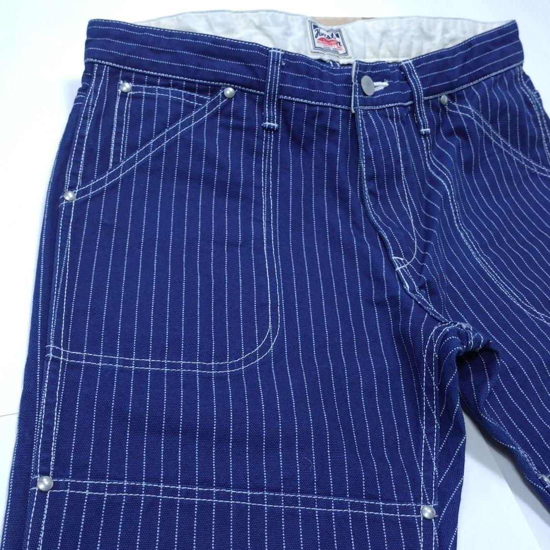 HOUSTON×BILLVAN 別注 ウォバッシュ ストライプ ダブルニー３０Ｒ