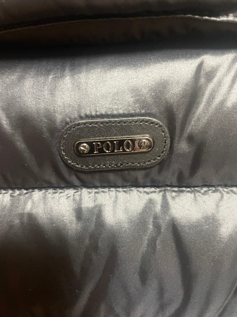 POLO RALPH LAUREN フード付きダウンベスト ブラック