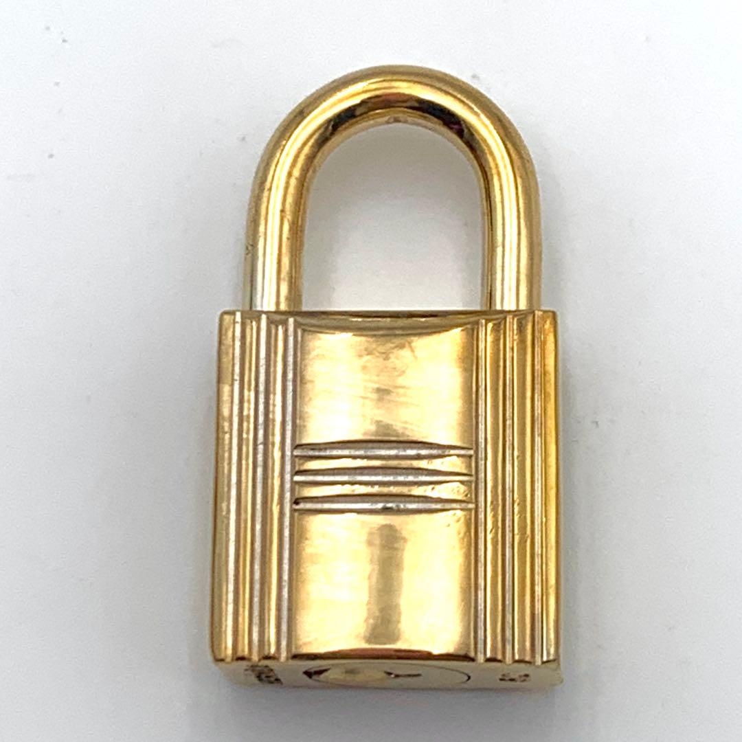 ★HERMES エルメス カデナ　24Kメッキ　No.52　52番　鍵付き