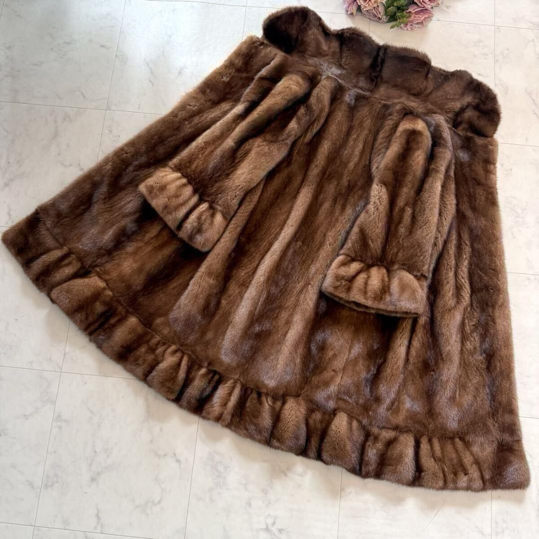 近年モデル★デミバフミク フレア ファーコートノースビーチ NAFA 5星 軽量