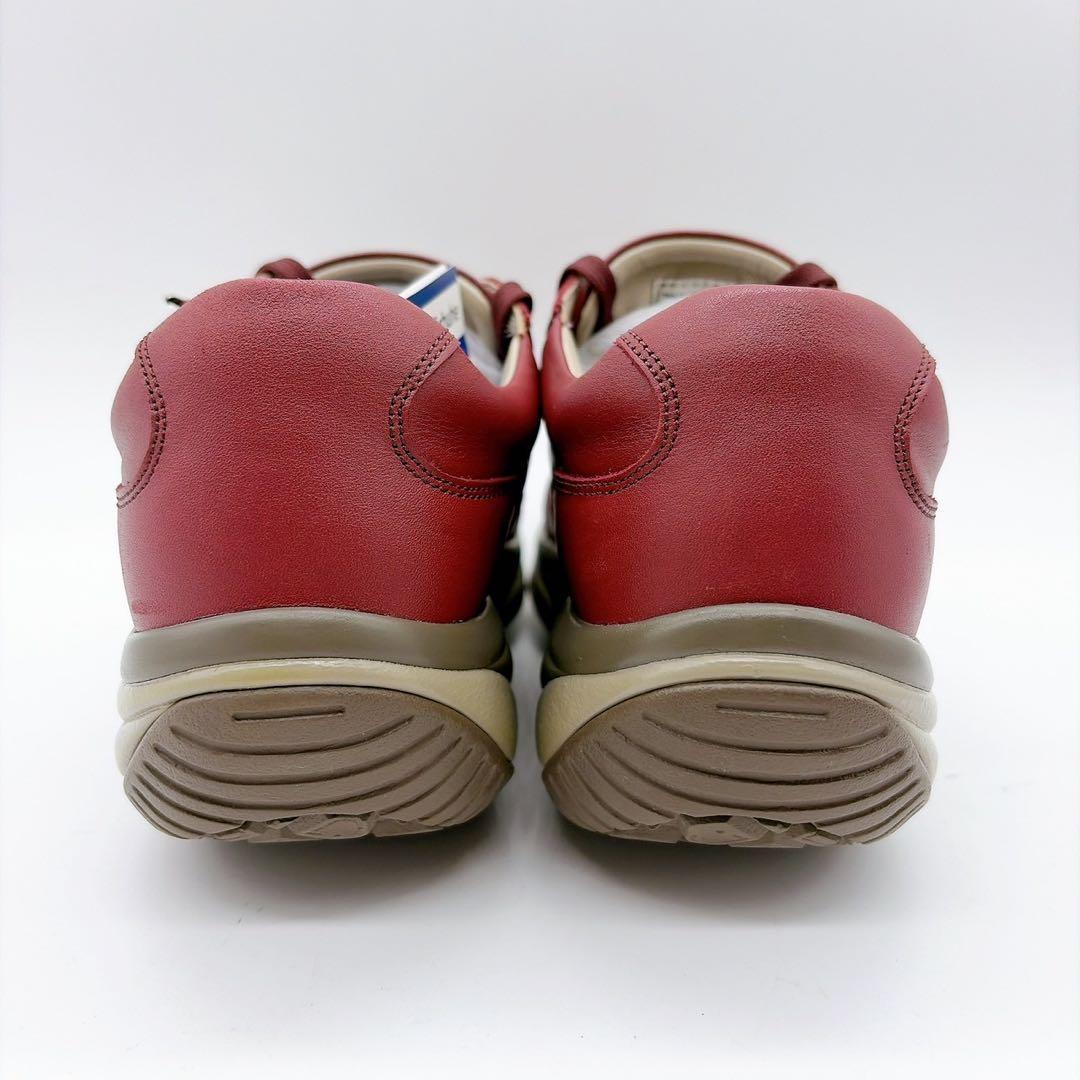 未使用級⭐️JOYA ジョヤ 23.5 スニーカー サイドジップ ワインレッド