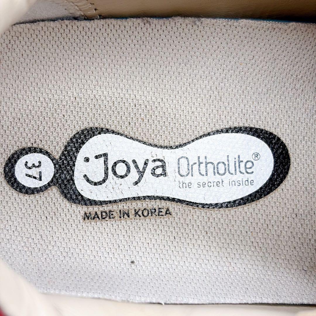 未使用級⭐️JOYA ジョヤ 23.5 スニーカー サイドジップ ワインレッド