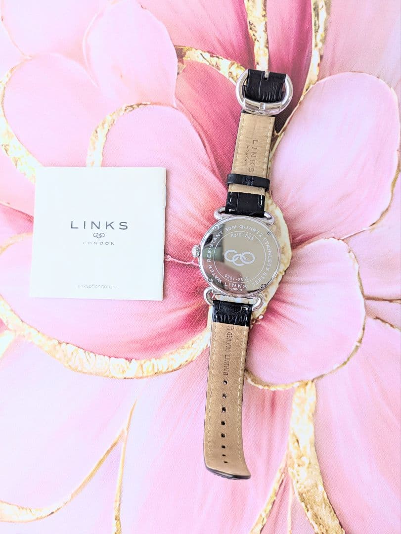 【非売品/美品】Links of Londonドライバー レザーウォッチ