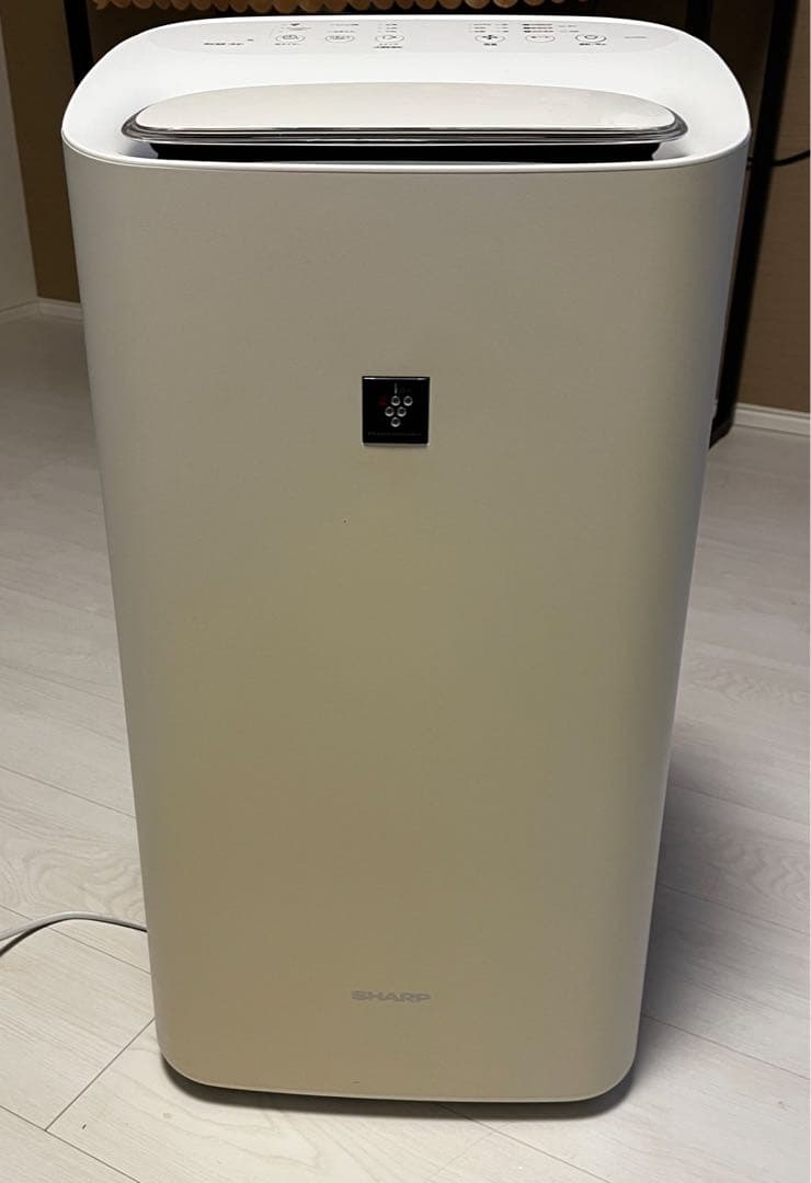 [超美品・新生活応援]SHARP KI-HP50-W 除湿機 透明タンク付き