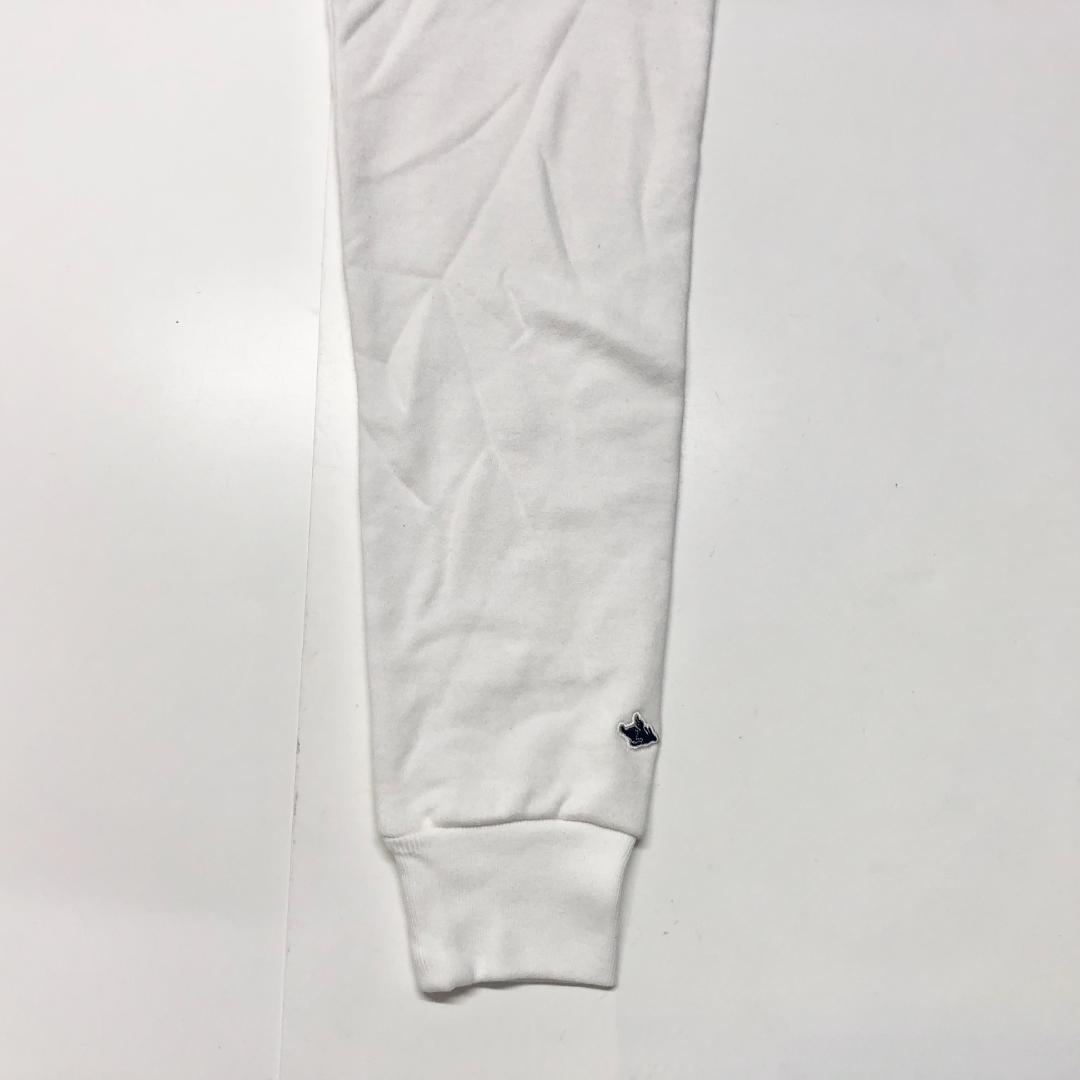 ○★新品未使用　PEARLY GATES　裏毛フルジップパーカー　5　白