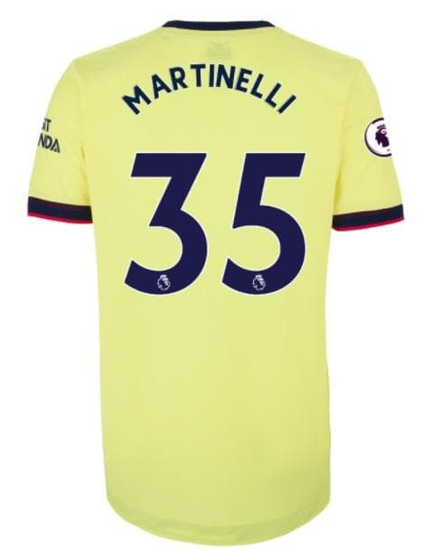 アーセナル　マルティネッリ オーセンティック 2021-22 アウェイ (M)