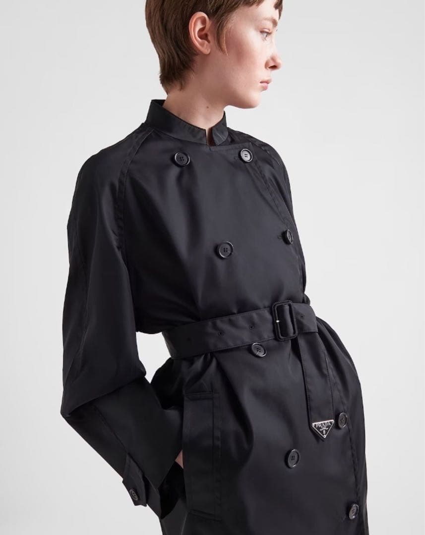 試着のみ　PRADA ダブルブレスト トレンチコート　38