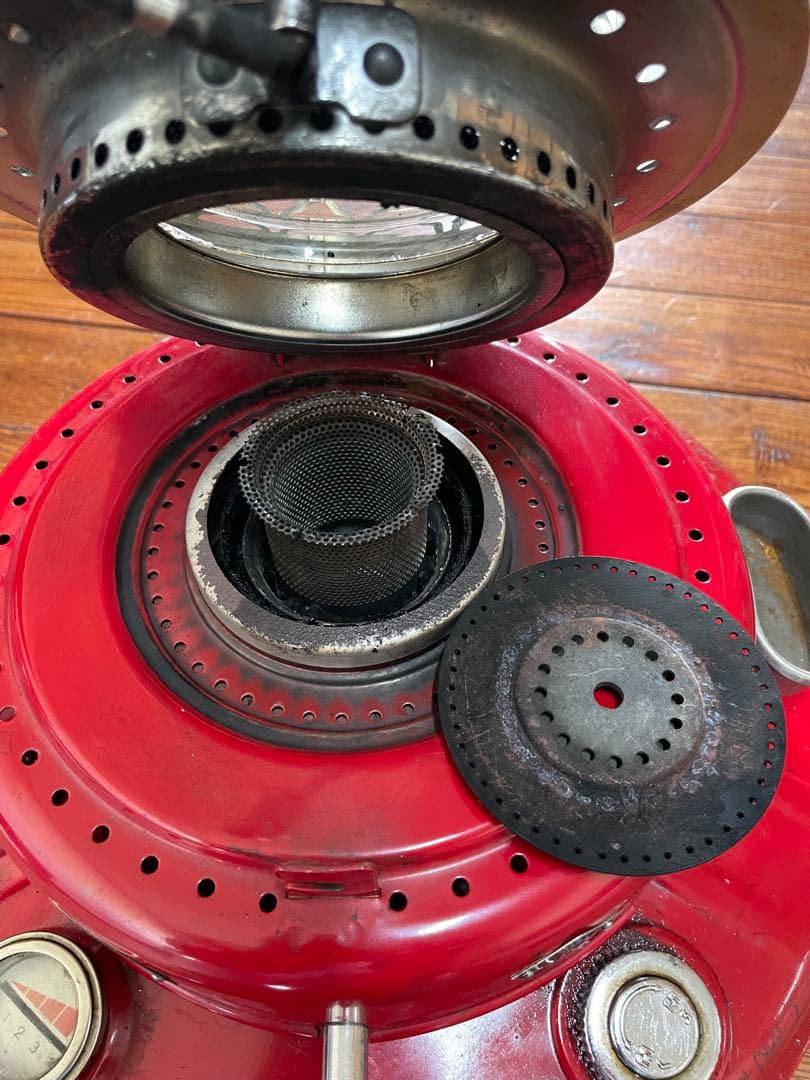 ニッセン灯油ストーブBS-3Bストーブガード付日本船燈レトロヴィンテージアラジン