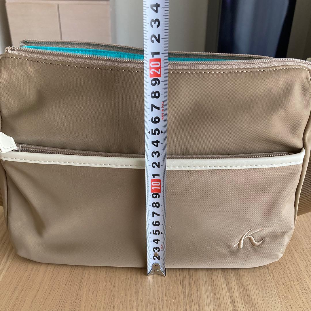 ⭐︎美品キタムラ Kitamura ナイロンショルダーバッグ ベージュ