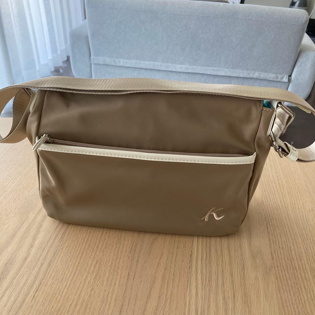 ⭐︎美品キタムラ Kitamura ナイロンショルダーバッグ ベージュ