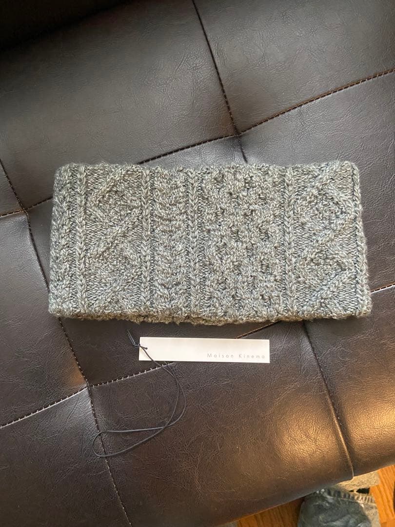 kinema Aran pattern アラン柄ヘアバンド　かわしまたかひろ