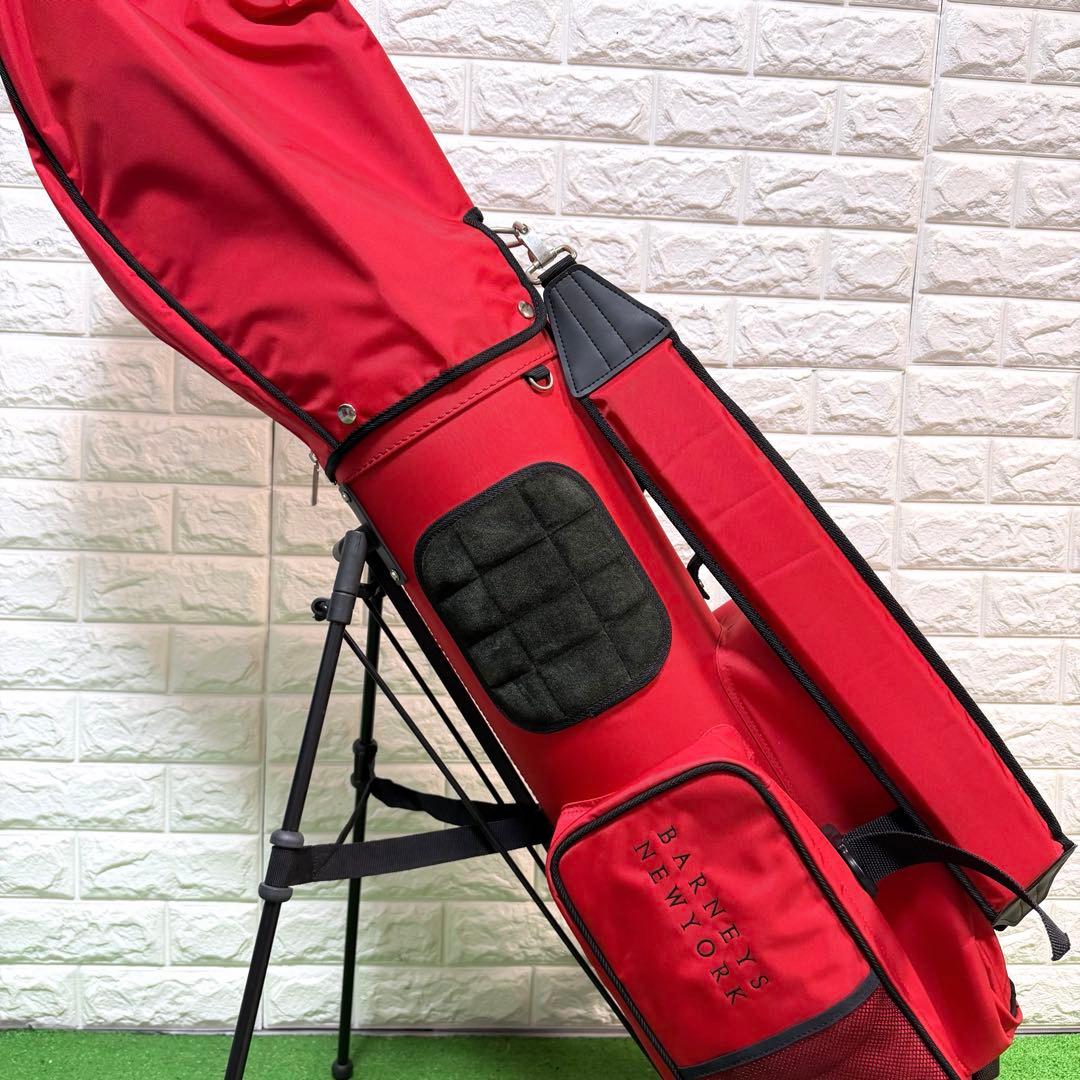 希少　ほぼ未使用　BARNEYS NEWYORK キャディーバッグ　スタンド式