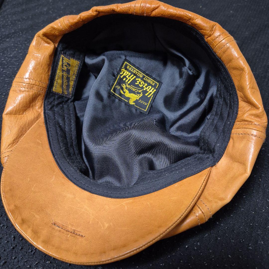 s*a様 リアルマッコイズ　ホースハイドキャスケット 7 3/4 McCoy S