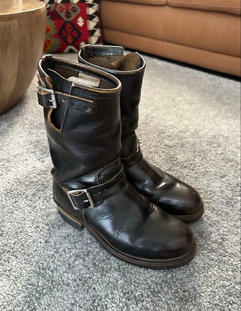 【RED WING】PT91 エンジニアブーツ　Made in U.S.A 茶芯