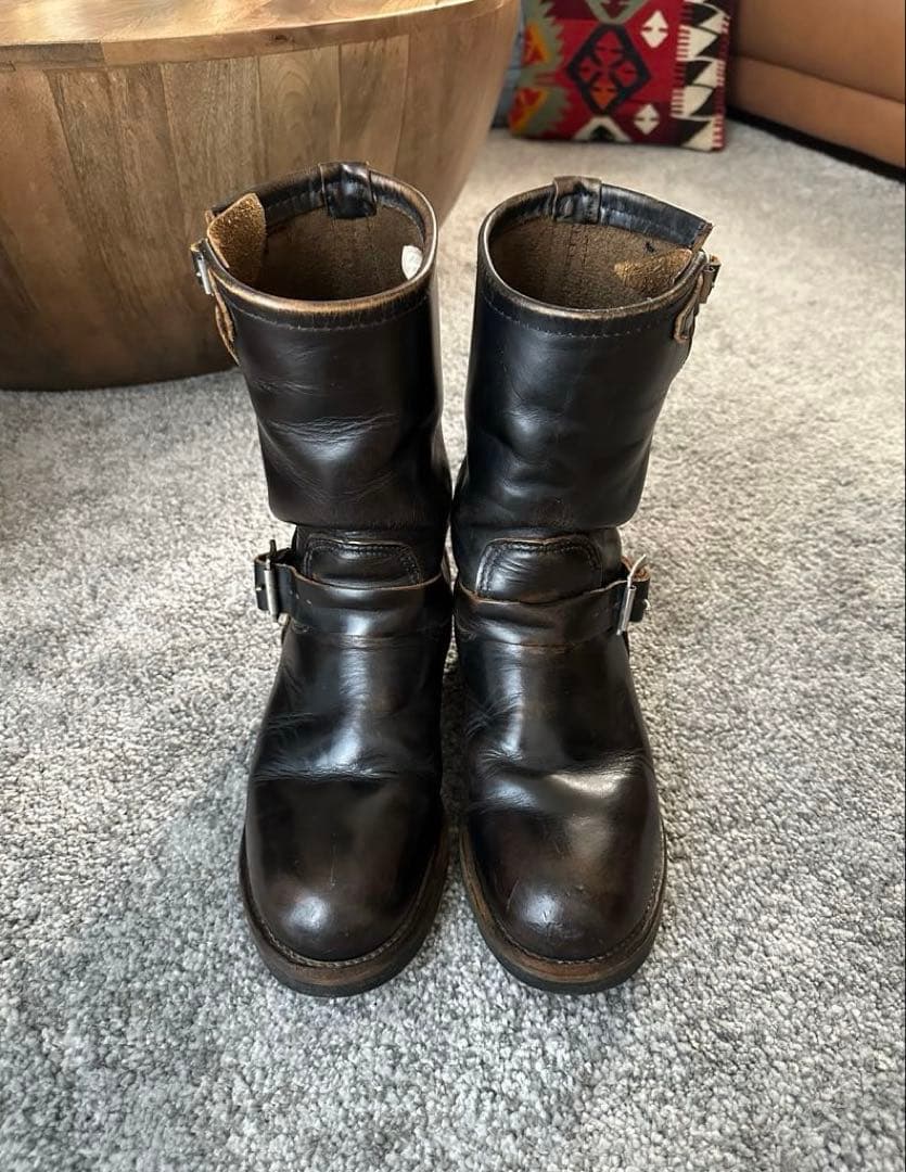 【RED WING】PT91 エンジニアブーツ　Made in U.S.A 茶芯