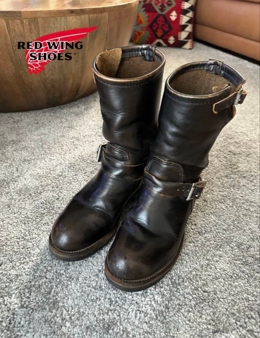 【RED WING】PT91 エンジニアブーツ　Made in U.S.A 茶芯