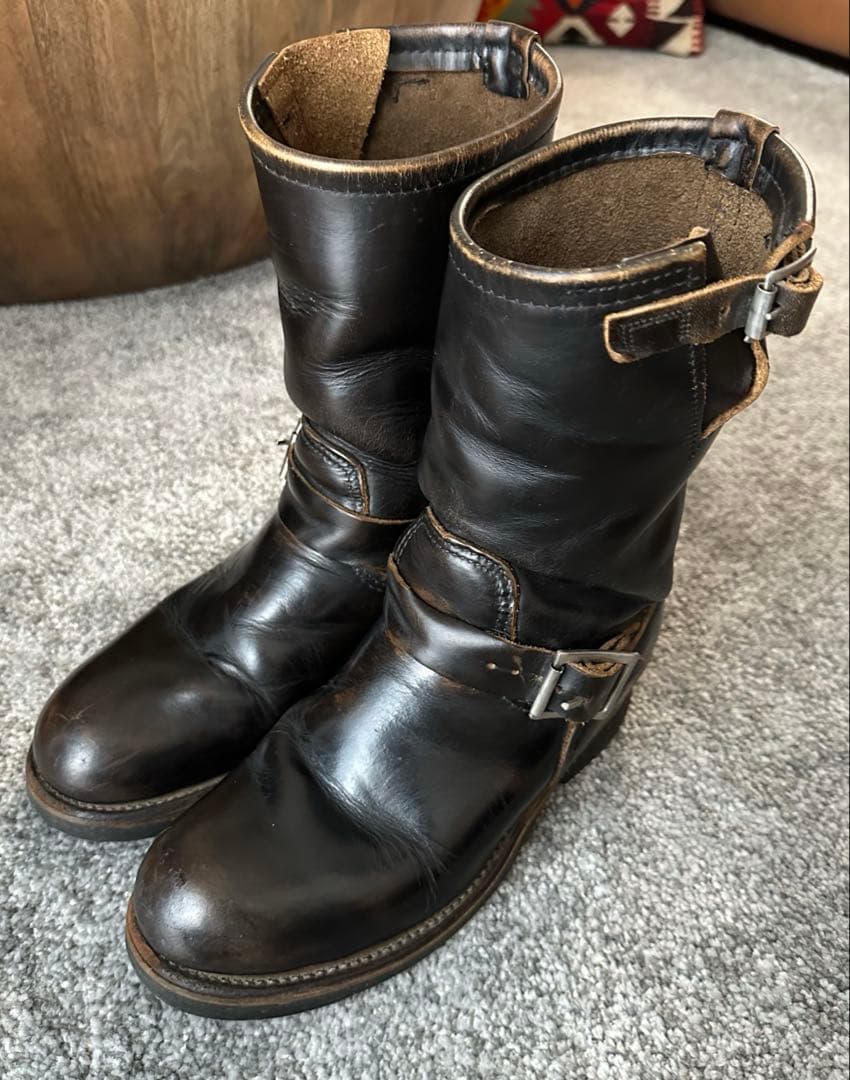 【RED WING】PT91 エンジニアブーツ　Made in U.S.A 茶芯