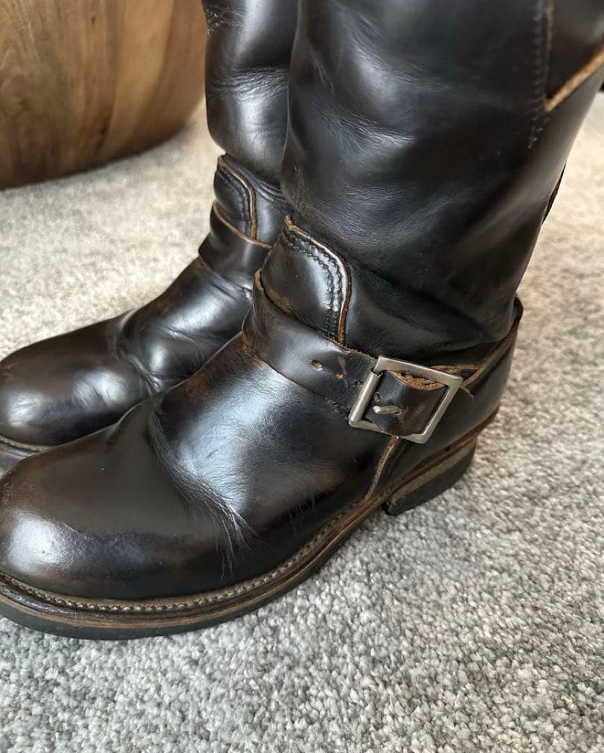 【RED WING】PT91 エンジニアブーツ　Made in U.S.A 茶芯