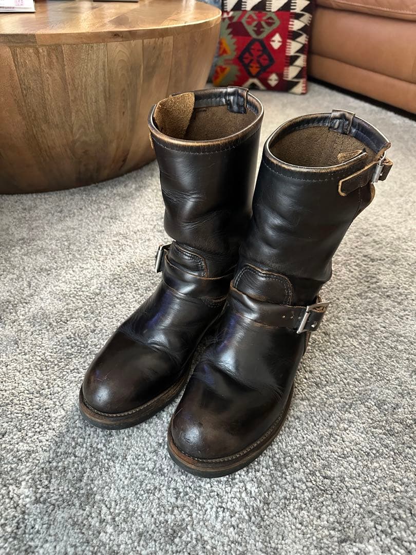 【RED WING】PT91 エンジニアブーツ　Made in U.S.A 茶芯