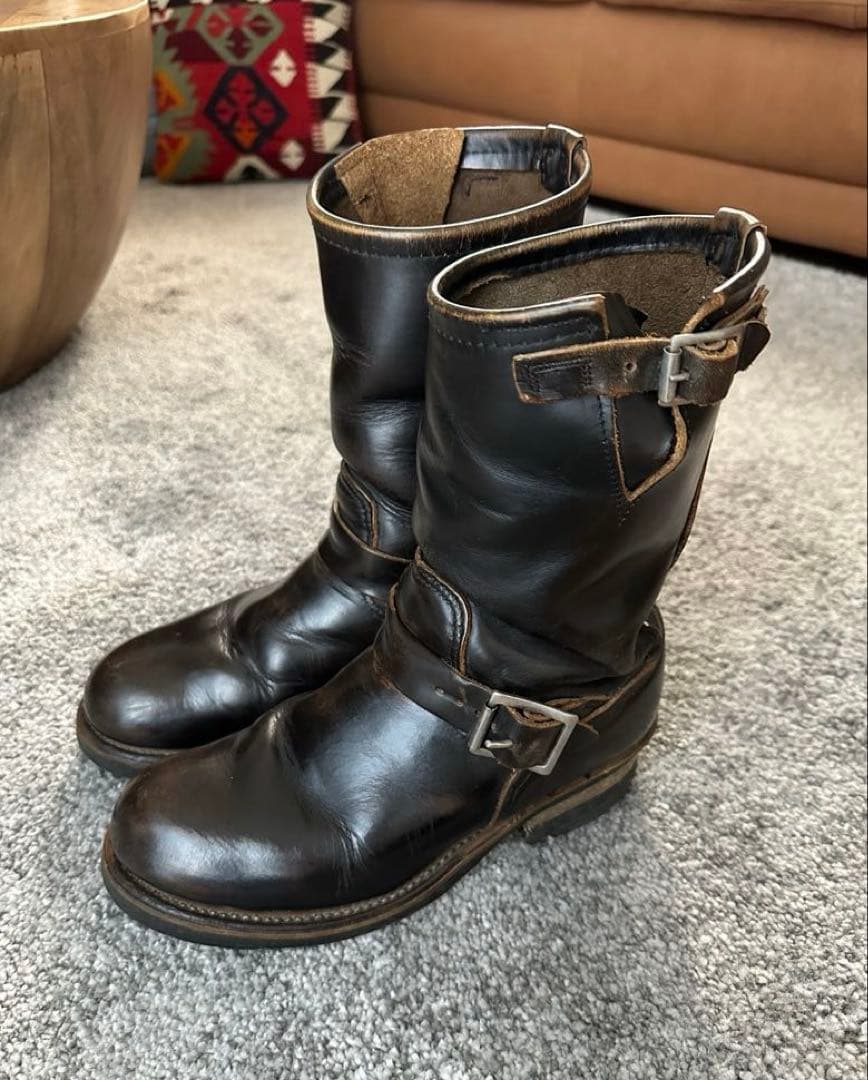 【RED WING】PT91 エンジニアブーツ　Made in U.S.A 茶芯