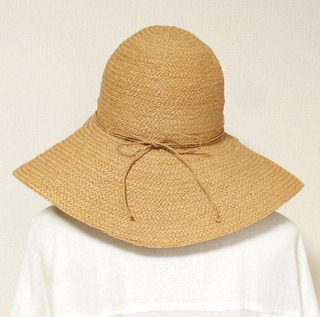 美品★ヘレンカミンスキー★Cali ラフィアハット ゴールド ビジュー レア