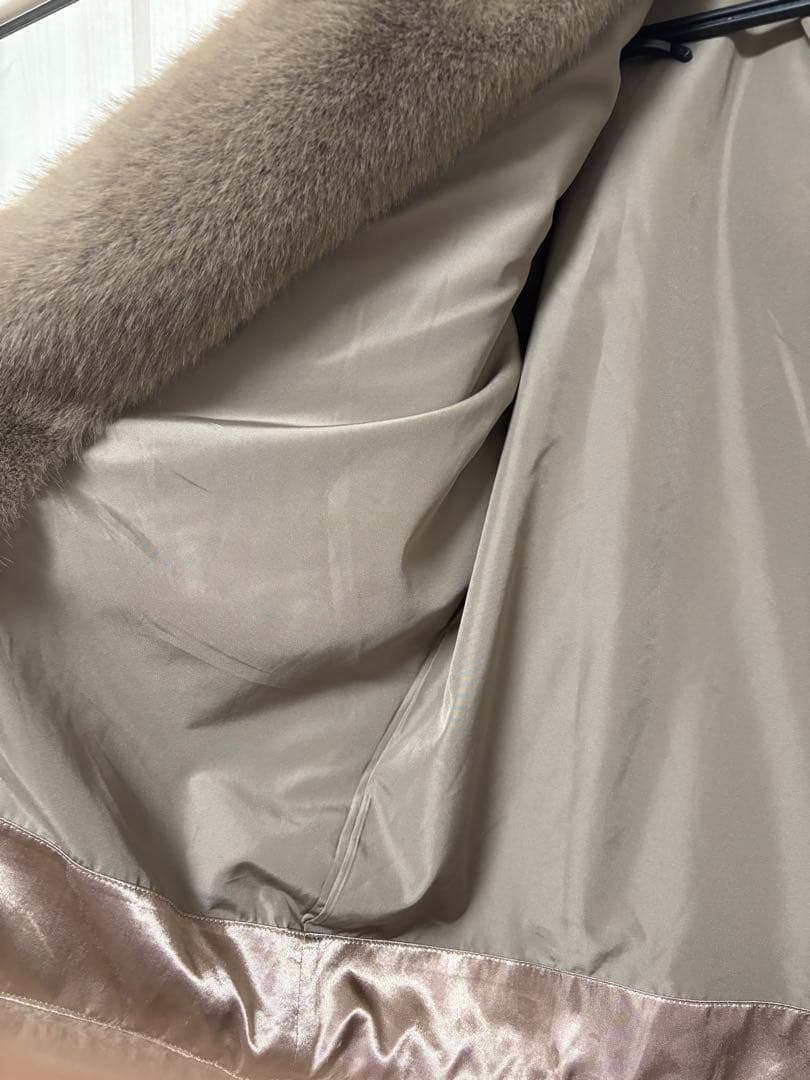 SLOBE IENA FAKEファーフードブルゾン　ベージュ　完売