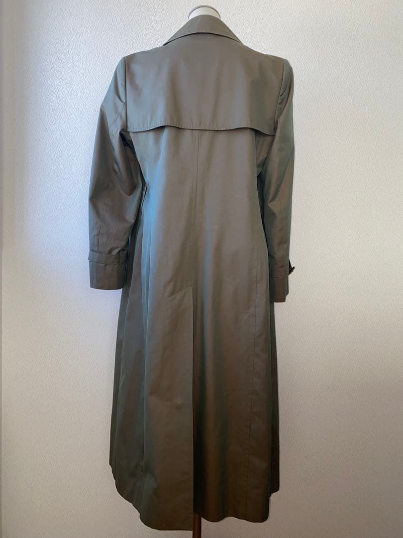 美品 Burberry トレンチコート ヴィンテージ 玉むし色 カーキ