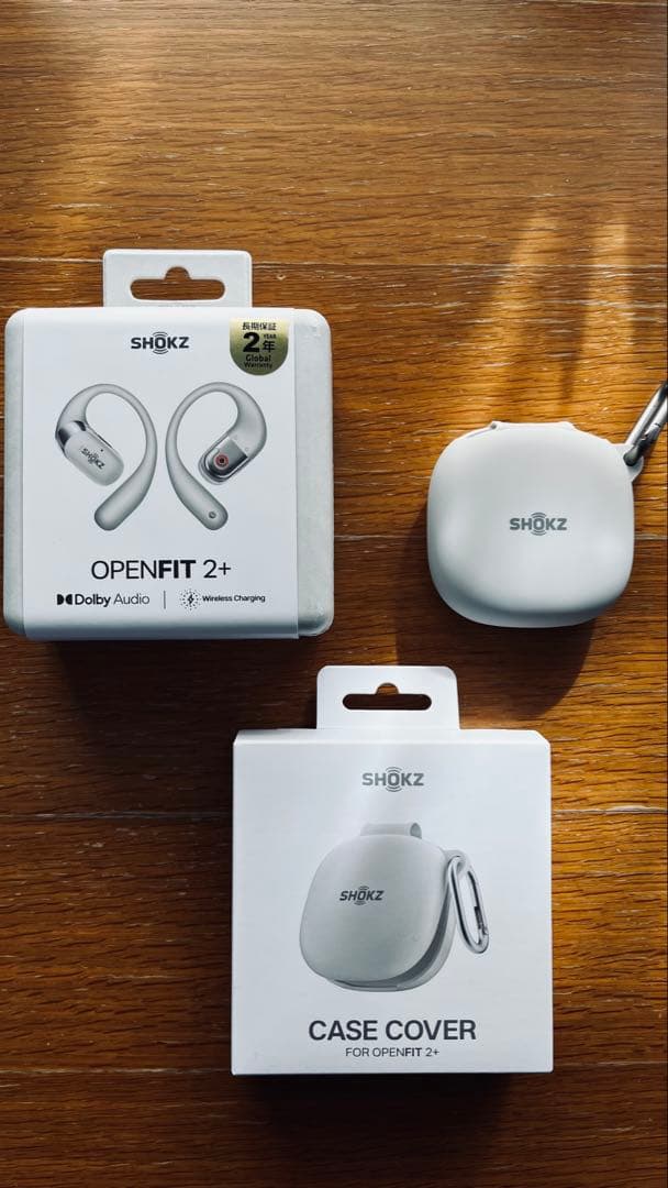 SHOKZ OPENFIT2+ グレー 純正シリコンケース付き shokz