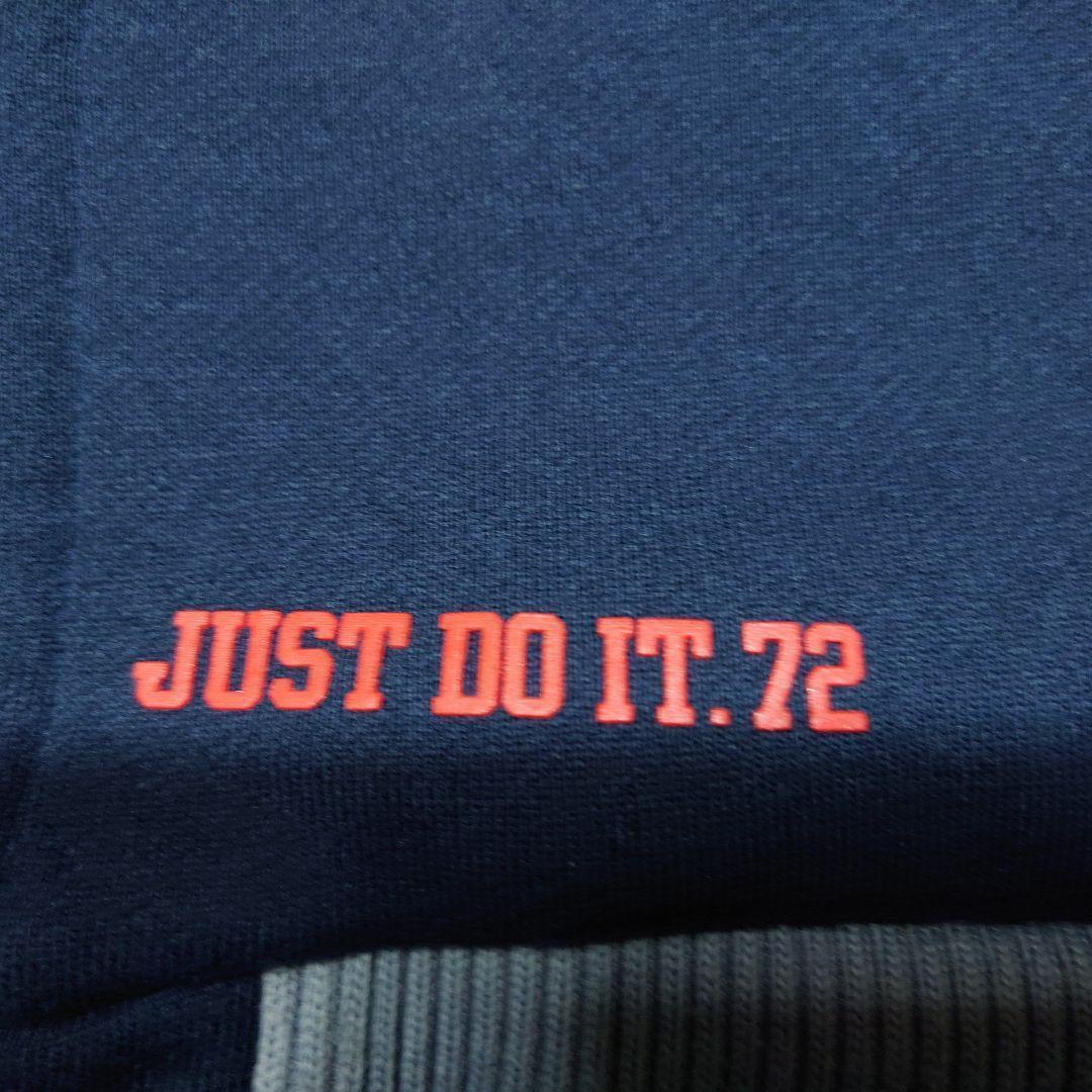 00s NIKE　両面ビッグプリント　スウェットスタジャン　ゴツナイキ　カマボコ