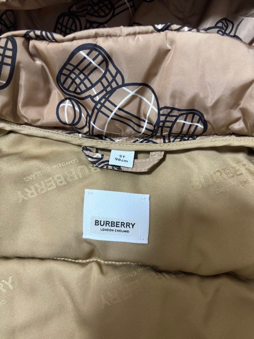 BURBERRY トーマスベア ダウンジャケット 98cm（3Y）