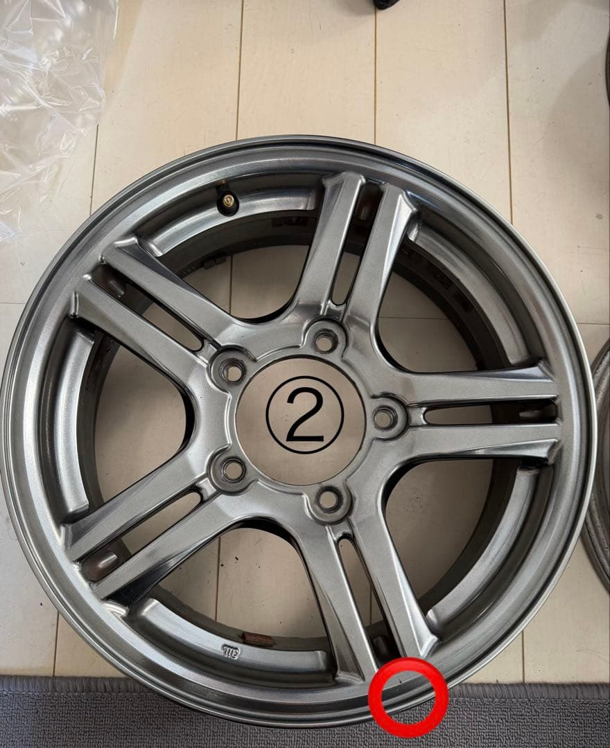 やすゆき　　jb23w クロスアドベンチャー純正ホイール2本①