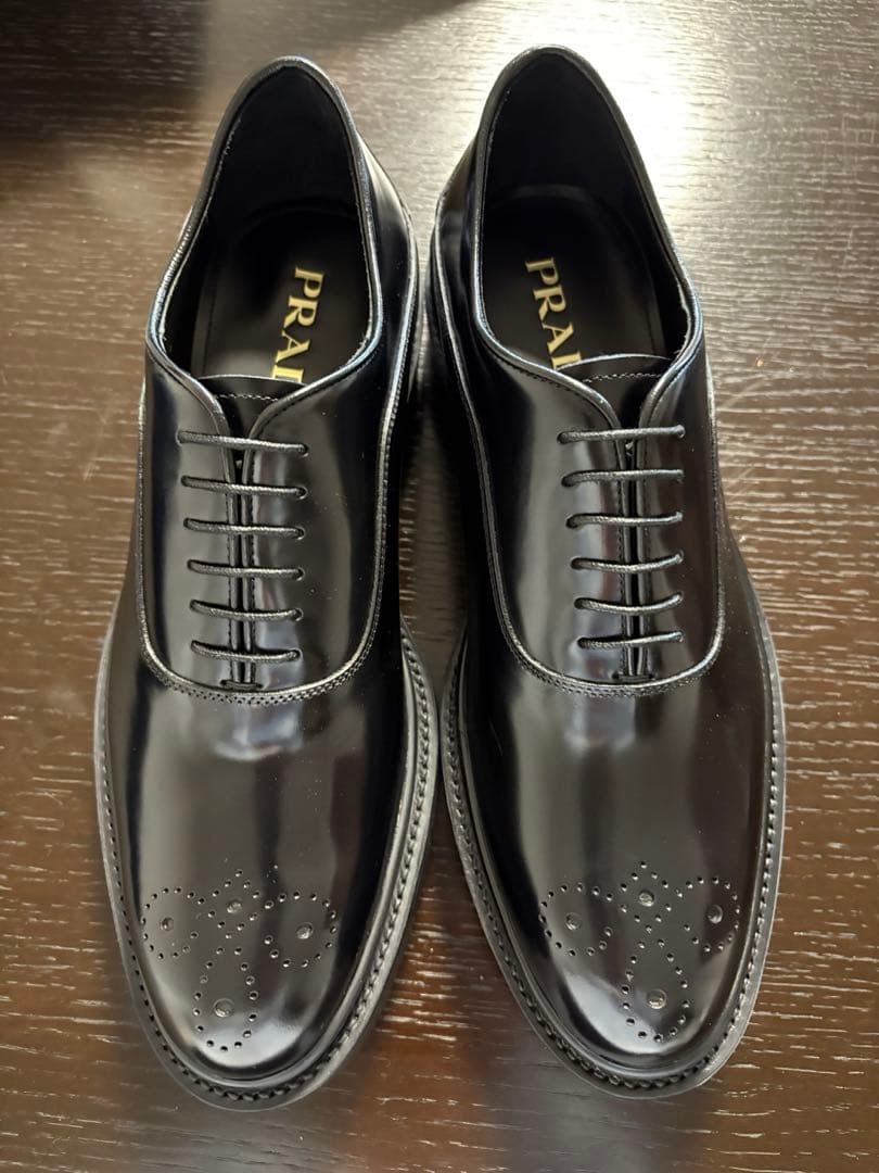【新品】PRADA プラダ オックスフォード ドレスシューズ 26㎝