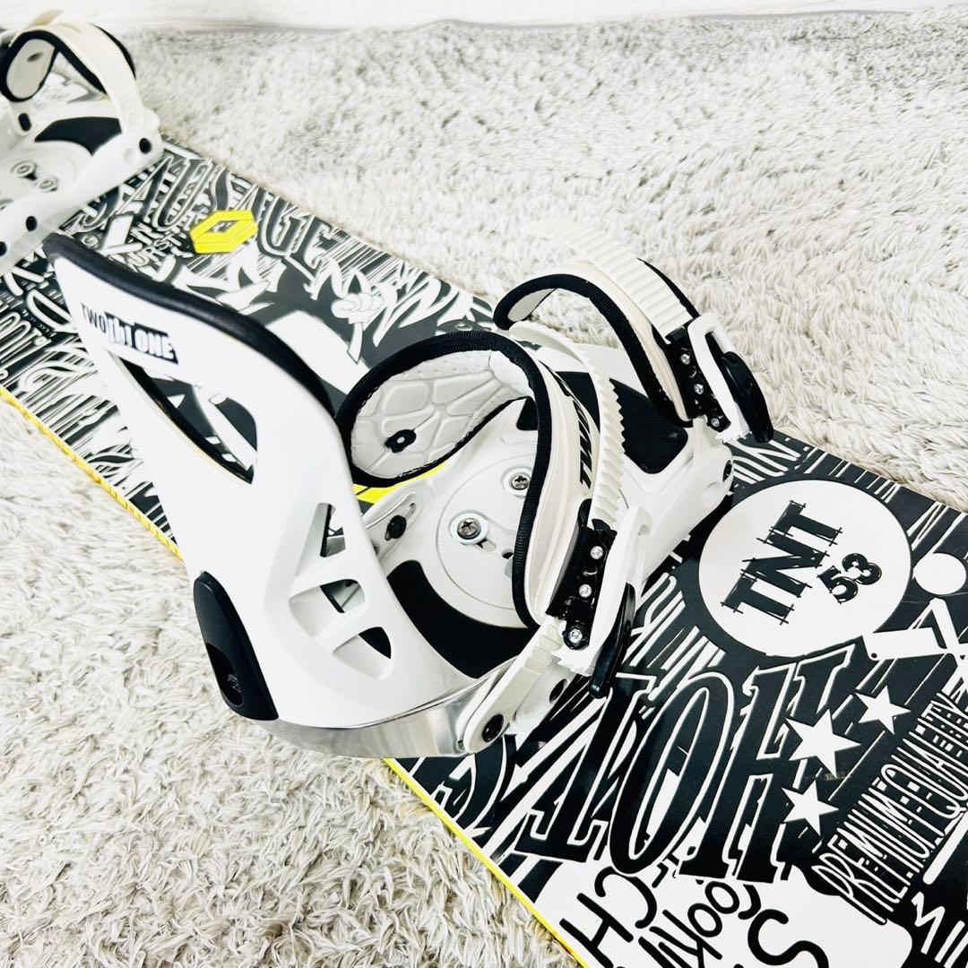 【初心者おすすめ】 FTWO TNT53 スノーボード セット 153cm